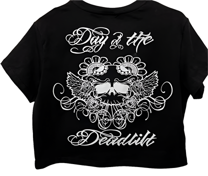 "Day of the Deadlift" crop top